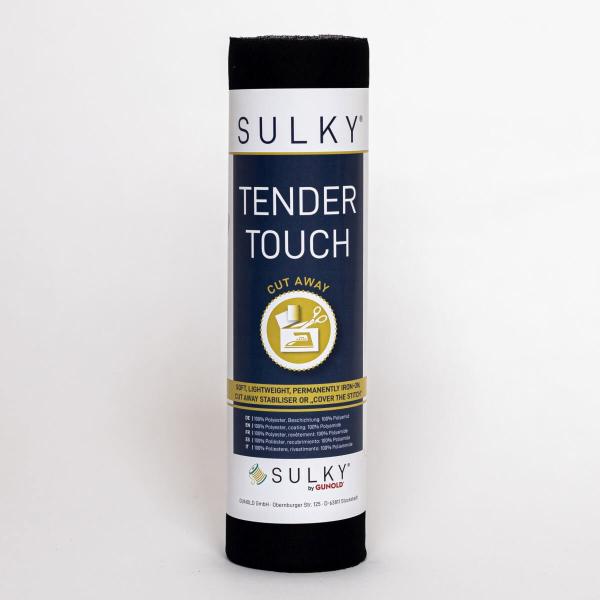 SULKY TENDER TOUCH schwarz, 25 cm x 5m